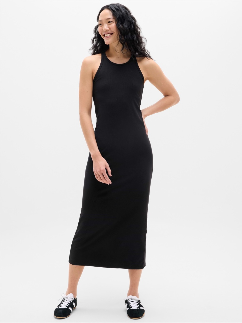 Athleta Signature Rib Maxi Dress
